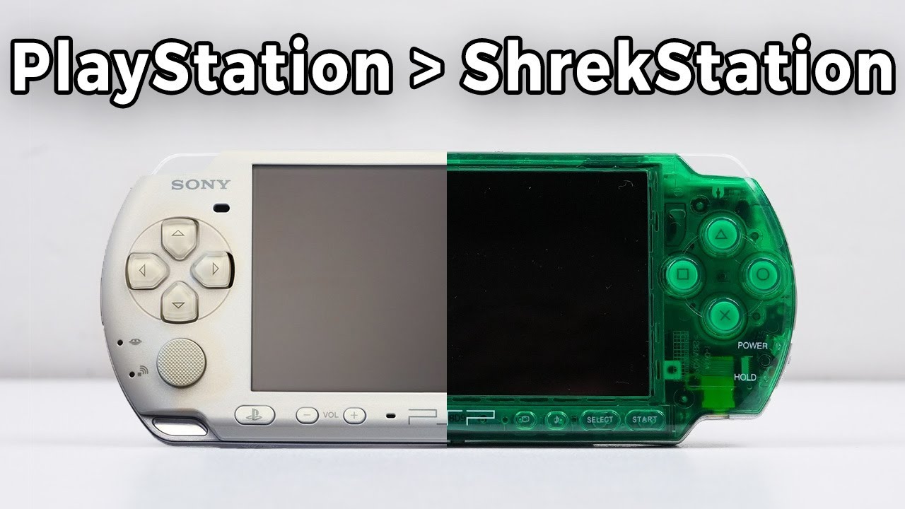 Turning a Dirty Yellowed PSP Into A Custom PlayStation Portable