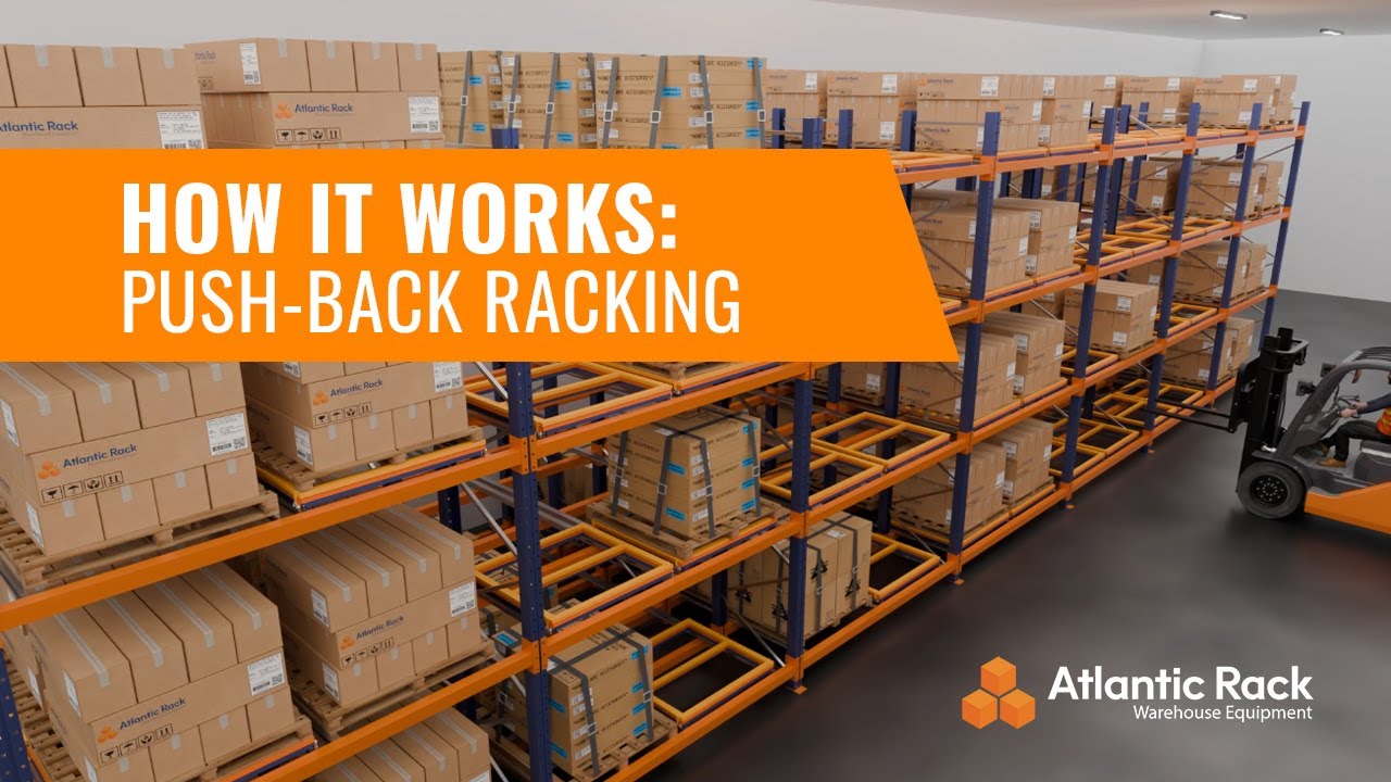 Push-Back Racking: High-Density LIFO Storage Solution