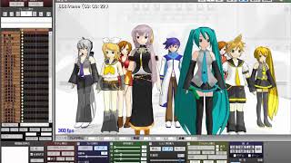 RyzenでのMMD動作実験（Ryzen 5 1600+Radeon RX 580）