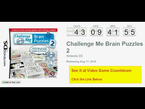 Challenge Me : Brain Puzzles 2 Nintendo DS