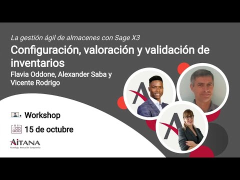 Configuraci�n, valoraci�n y validaci�n de inventarios en Sage X3