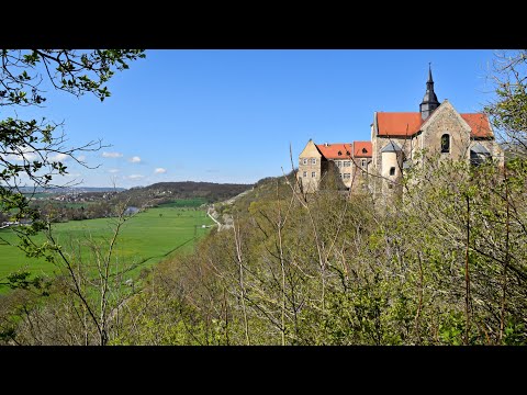 Herrliches Saaletal von Leißling nach Naumburg mit Burg und Höhle