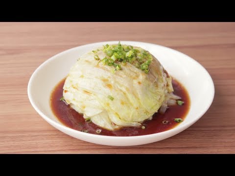 豚バラキャベツのだんだん蒸し