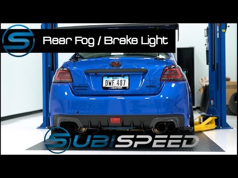 Subispeed - Rear Fog / Brake Light Overview