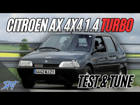SRT - Citroen AX 1,4i Turbo 4x4 Onboard mapping & Performance Test's - HD