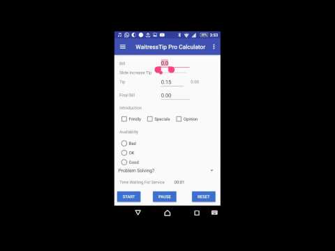 WaitressTip Calculator