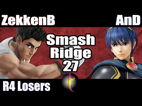 SR27 Singles: SSB Wii U - LR4 - ZekkenB vs AnD