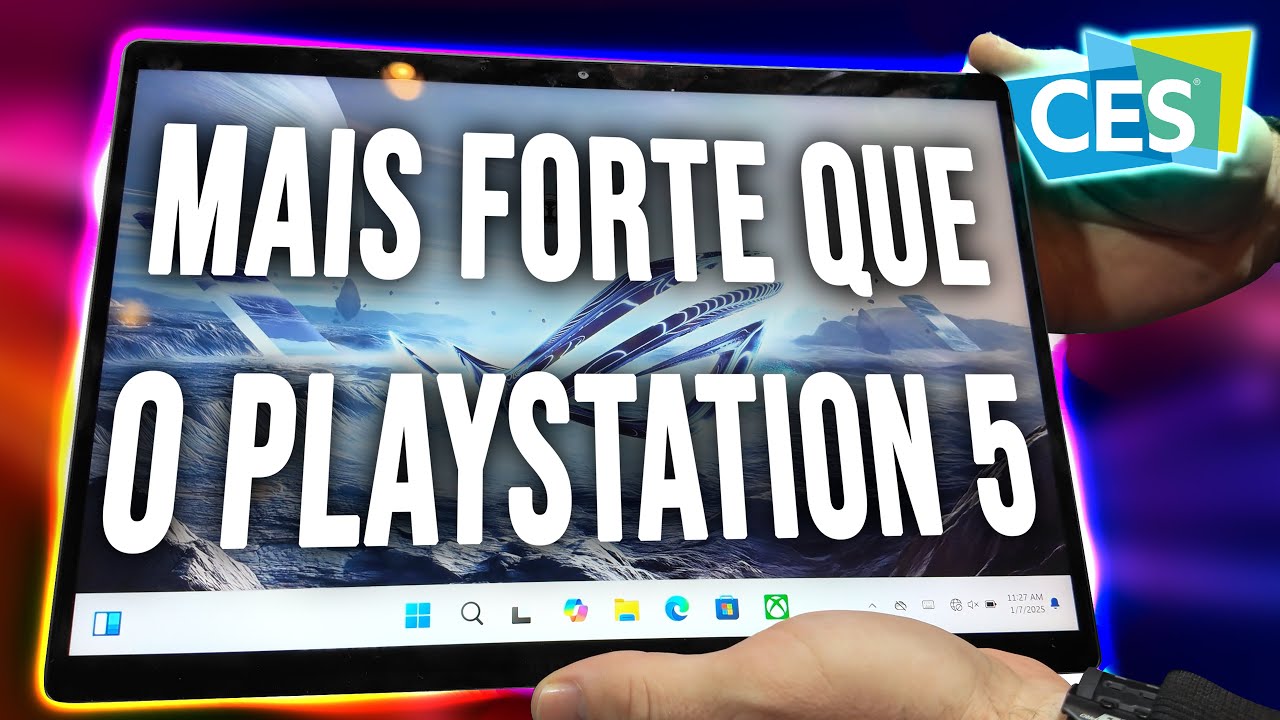 Tablet mais forte que o PlayStation 5! Estande da ASUS na CES 2025