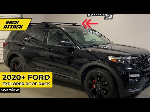 2020+ FORD Explorer with Thule Rapid Crossroad WingBar EVO Roof Rack