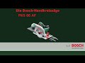 Bosch Handkreissäge PKS 66 AF Video