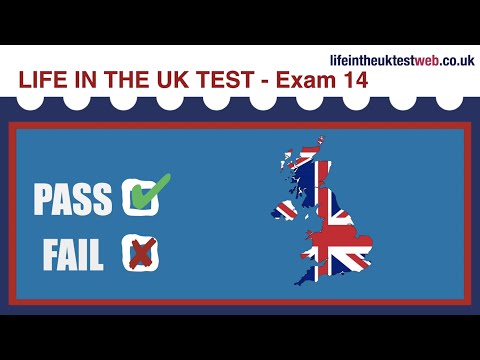 🇬🇧 Life in the UK Test Practice 2026 🇬🇧 Exam 14 of 17