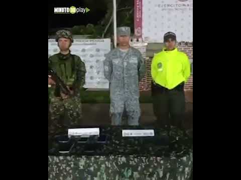 Captura de dos personas y la incautación de 813 kilos de marihuana en La Primavera, Vichada.