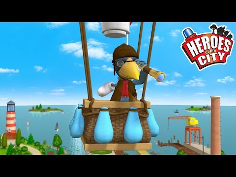 The Hot Air Balloon - Heroes of the City - Season 1 - EP#13 | Car Cartoons | Car Cartoons
