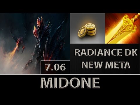 MidOne [Dragon Knight] Radiance Rush New Meta ► Dota 2 7.06