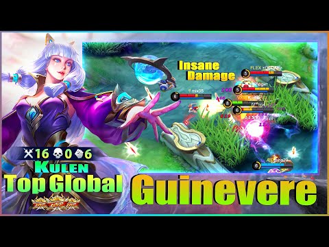 Guinevere Nonstop Ganking 16 Kills! Top Global Guinevere by Kᴜʟᴇɴ ~ Mobile Legends