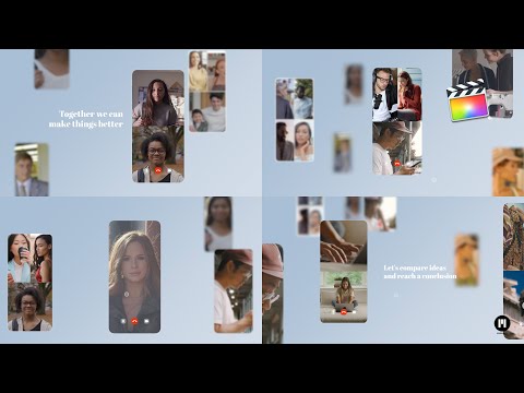 Videoconference Modular Template for Apple Motion & FCPX - MotionVFX
