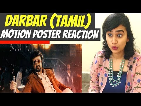 DARBAR (Tamil) - Motion Poster REACTION | Rajinikanth | A.R. Murugadoss | REACTIONWAALI