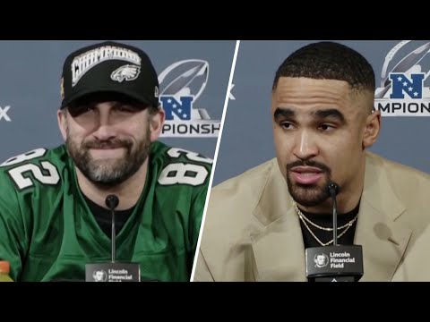 PRESS CONFERENCE: Nick Sirianni & Jalen Hurts after winning the NFC Championship | Eagles PGL