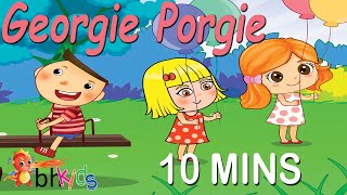Georgie Porgie | Nursery Rhymes Songs with Lyrics and Action for Children &amp; Babies