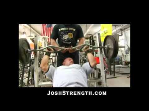 Branch Warren, TBAR Incline Bench Presses with Voice Over
