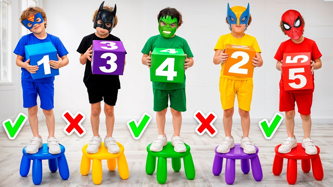 Superhero Team Challenge + More Adventures for Kids