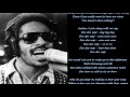 Stevie Wonder-You haven't done nothin' Lyrics