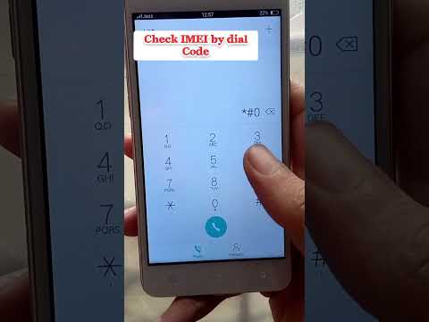 Check imei number by dial code for all phones