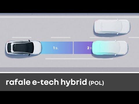 ostrzeżenie o bezpiecznej odległości - Rafale E-Tech Full hybrid - Renault