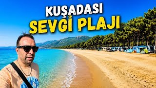 Kuşadası sevgi plajı ve davutlar plajı 