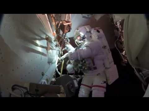 ISS Expedition 50: US EVA #41 - Peggy Whitson GoPro [Part 13]