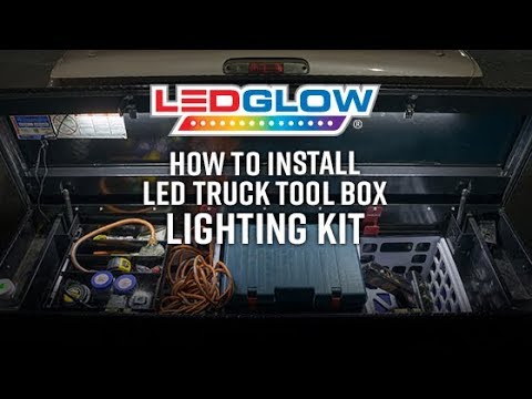 Installation | LEDGlow 2pc White Truck Tool Box Lights