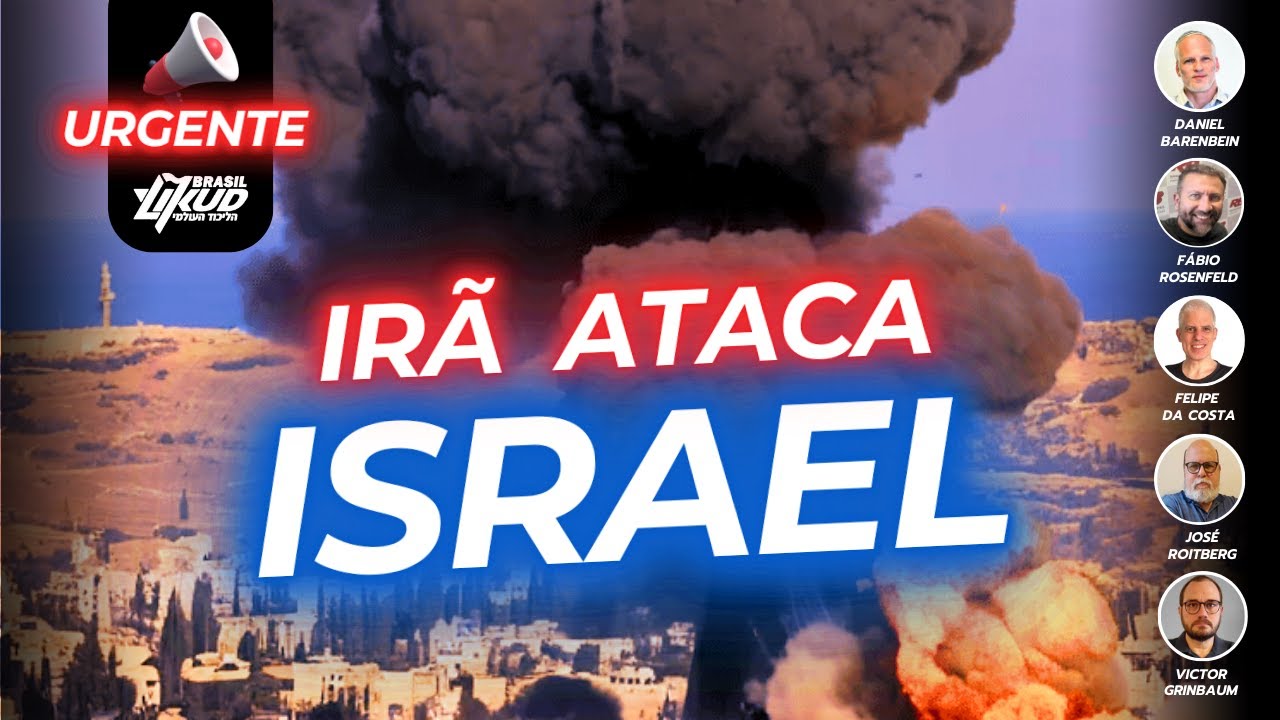 Urgente: Irã ataca Israel e dispara mais de 200 mísseis! Atentado a tiros em Tel-Aviv!