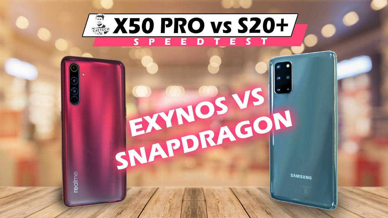 Realme X50 Pro vs Samsung Galaxy S20 Plus | S20+ SpeedTest - Snapdragon 865 vs Exynos 990