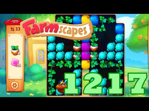 Farmscapes Level 1217 HD Gameplay Walkthrough | 3 - match game | android | ios | pc | GameGo Game