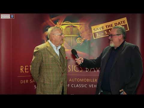 Geschäftsführender Gesellschafter Karl Ulrich Herrmann der Retro Classics Bavaria Messe 2021