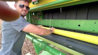 Como trocar a lona da colhedeira de algodão - Cotton CP690