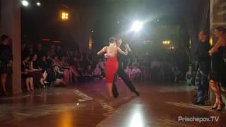 Sergey Kurkatov & Ylia Burenicheva, 1-4,Russia, Moscow, milonga "Ideal" PLANETANGO 23.03.2018