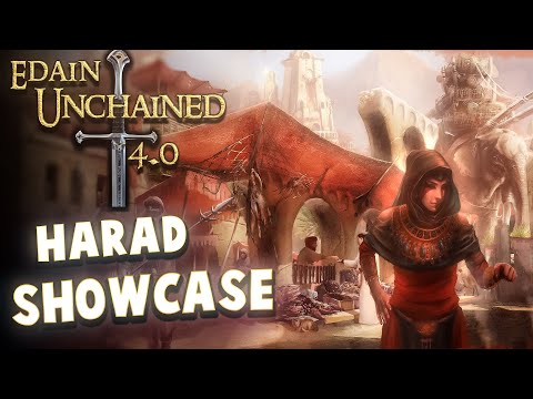 Edain Unchained 4.0 | Harad Faction Showcase | How to Play Harad? | Bfme Game | Lotr | New Update