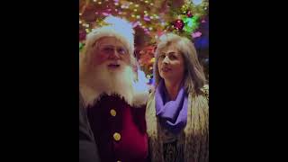 Santa Claus at The Mystic Falls inside Sam’s Town hotel & casino