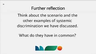 Introduction to systemic discrimination: Module 2