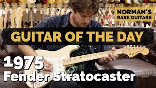 Video thumbnail for Guitar of the Day: 1975 Fender Stratocaster | Norman's Rare Guitars by Normans Rare Guitars