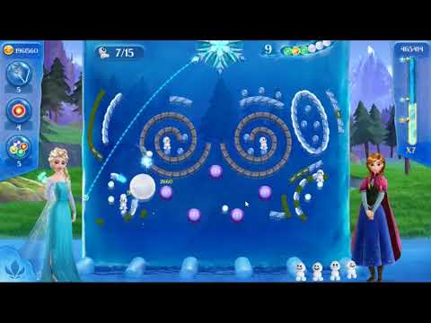 Frozen Free Fall: Icy Shot Level 291 - NO BOOSTERS ☃☃☃
