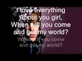 Justin Bieber She's taken with lyrics 