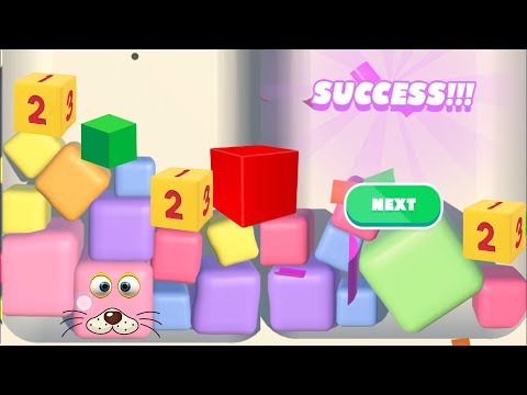 Jelly Merge Cubes 2048 cool game videos Gameplay Mobile Android, iOS