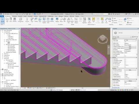 Vẽ bậc đề ba cầu thang trong Revit