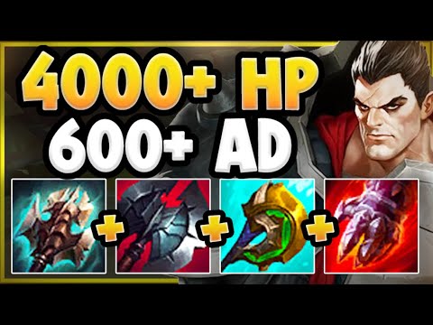 WTF!? THIS BIG BEEF DARIUS BUILD IS 100% STUPID RIGHT NOW!! - League of Legends