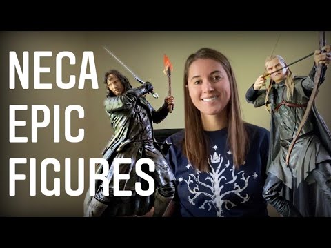 NECA Legolas and Aragorn - A Hobbit-sized figure review