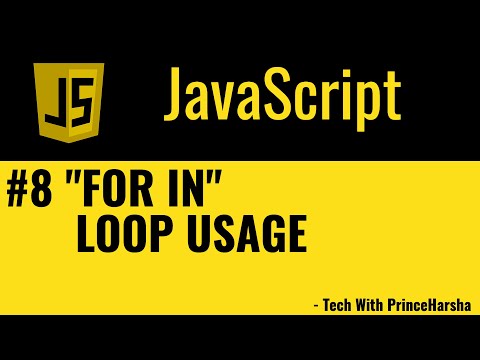 8 Javascript tutorials For in loop usage in javascript