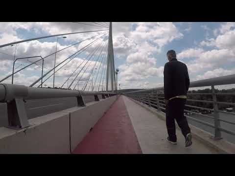 Belgrade cycling 4 - Ada bridge