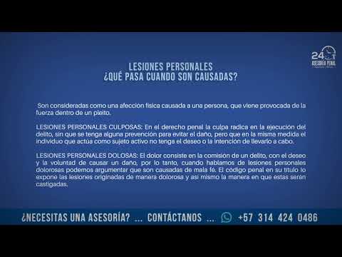 , title : '¿Qué causa una lesión personal?'